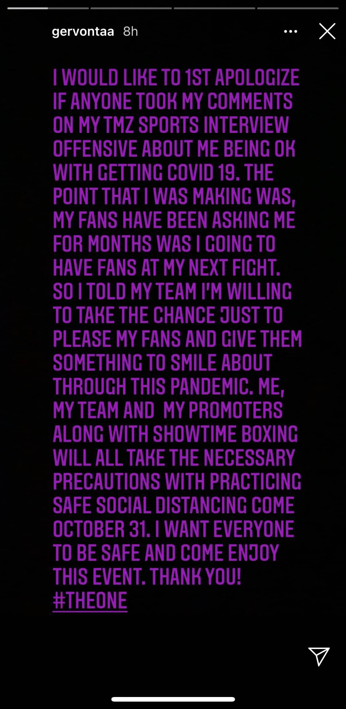 Screenshot of Gervonta Davis