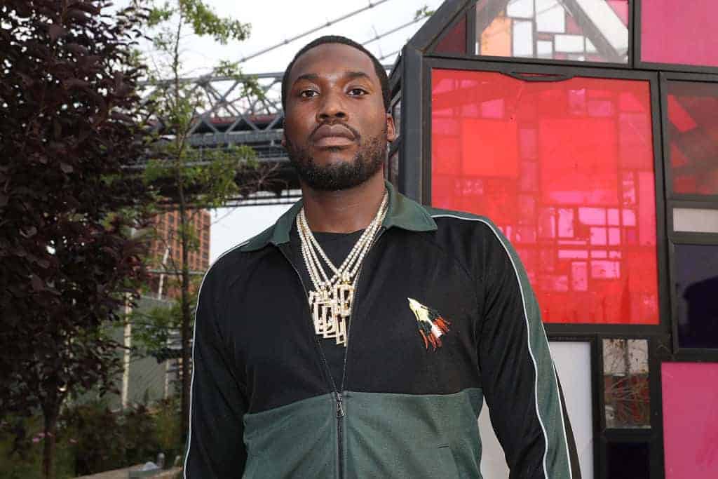 Meek Mill attends his 'Wins & Losses' Album Release Party at Velosolutions Pumptrack on July 21, 2017