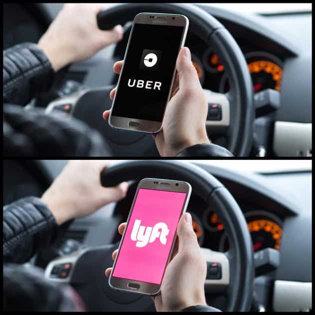 uber and Lyft app