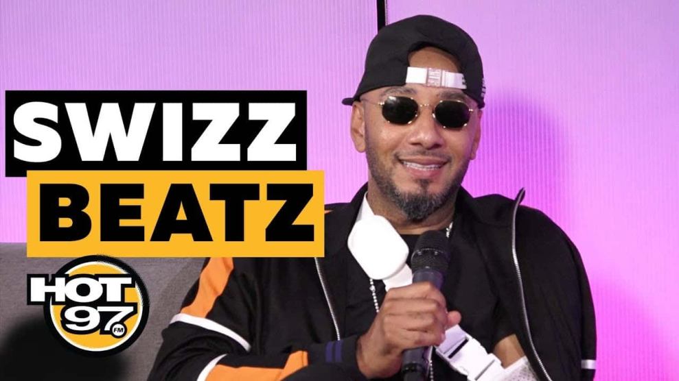 Swizz Beatz with Nessa on Hot 97