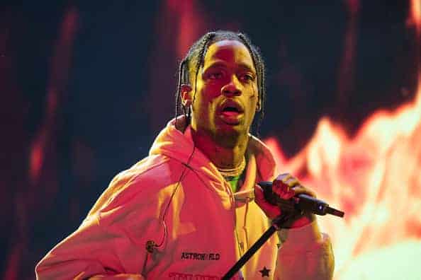 Travis scott performing