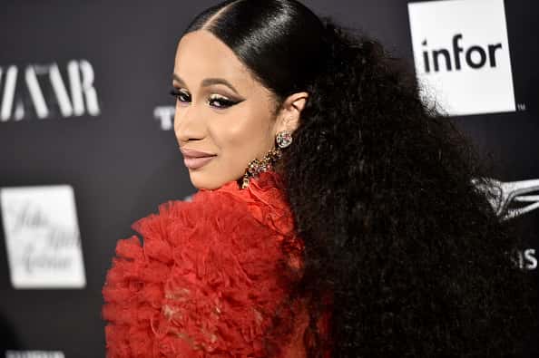 Cardi B attends Harper's Bazar event