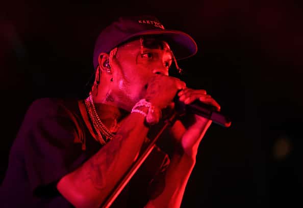 Travis Scott performing