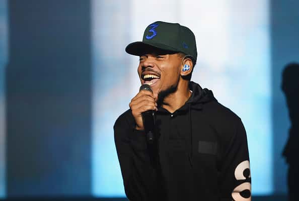 Chance the Rapper performing