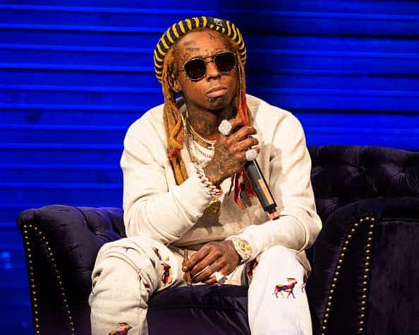 Lil Wayne speaks onstage at CRWN: A Conversatin With Lil Wayne And Elliott Wilson