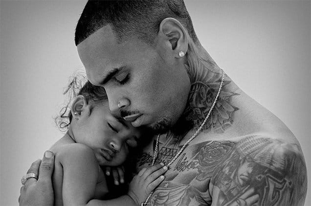 Chris Brown and daughter Royalty