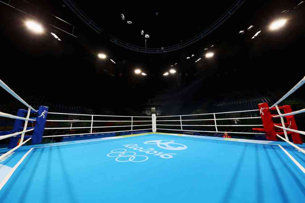 RIO 2016 empty boxing rink