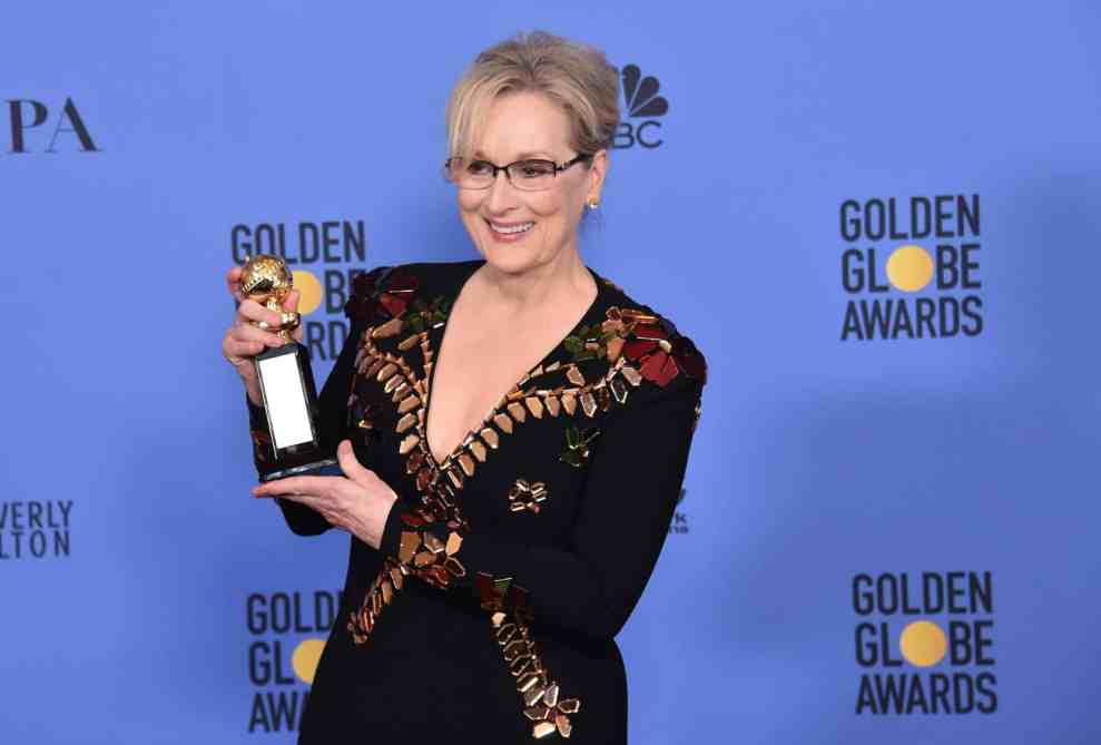 Meryl Streep at Golden Globes