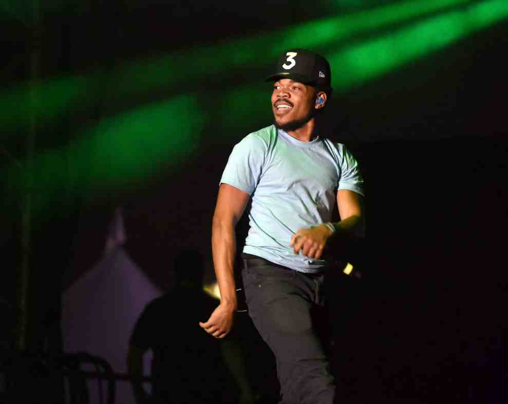 Chance the Rapper performing