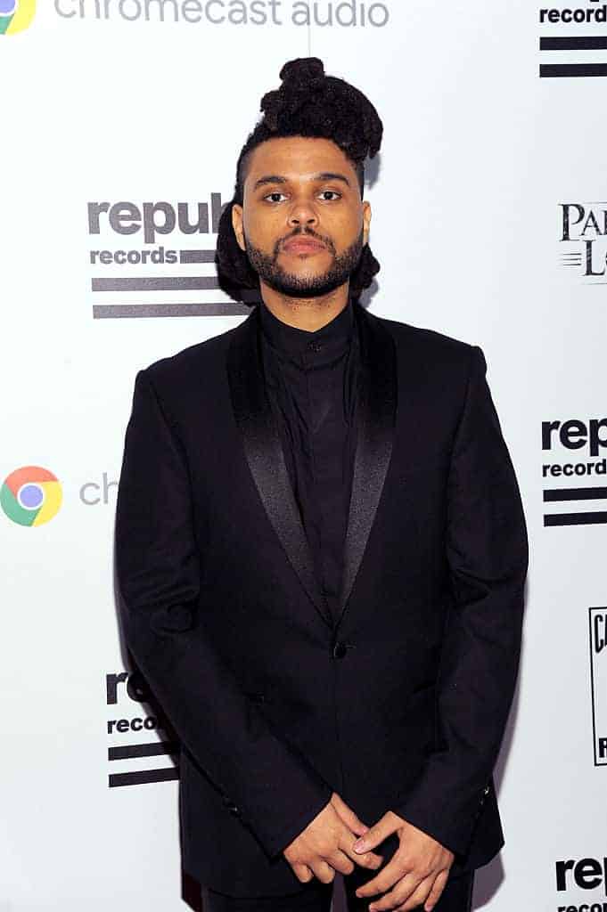 The Weeknd at republic records event