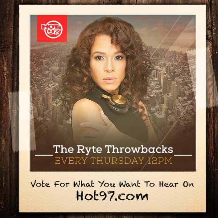 The Ryte Throwbacks Every Thursday 12PM Hot97.com