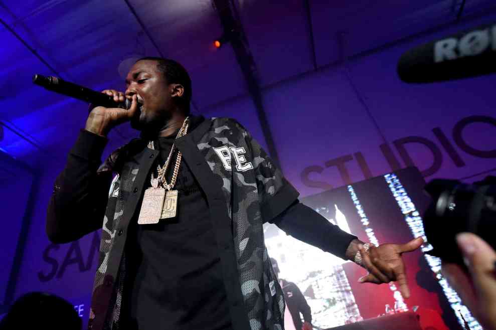 Meek Mill performing