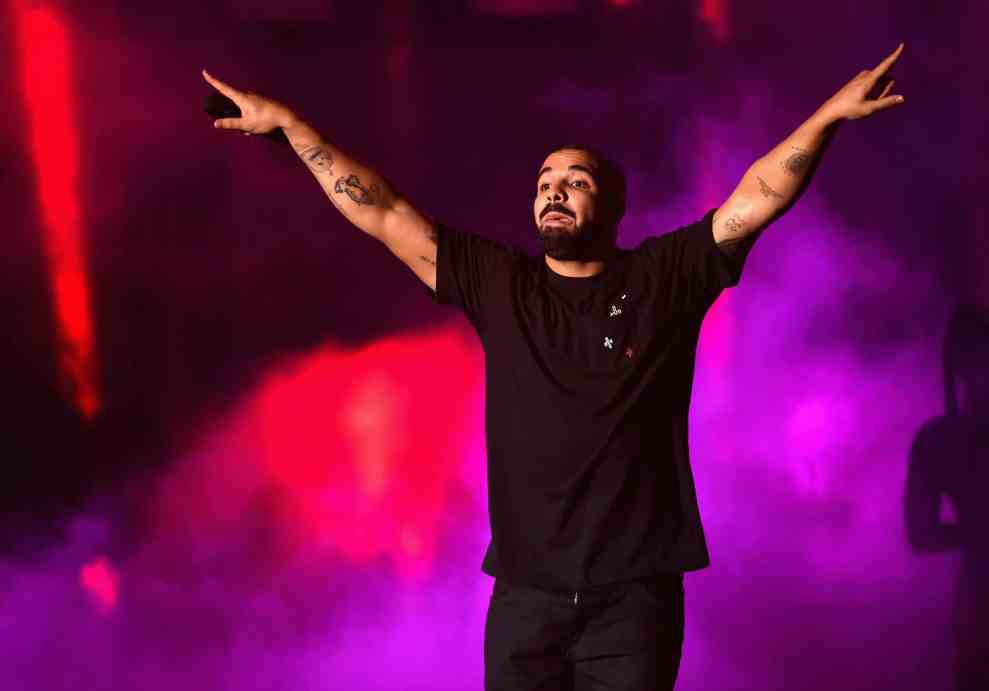 Drake on stage