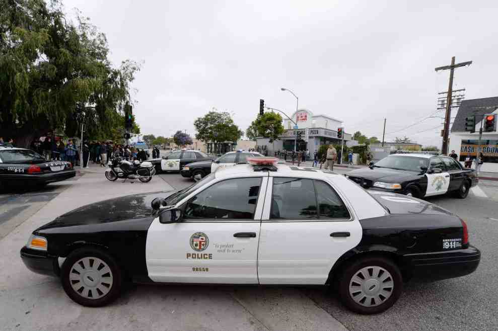 City of Los Angelos police car