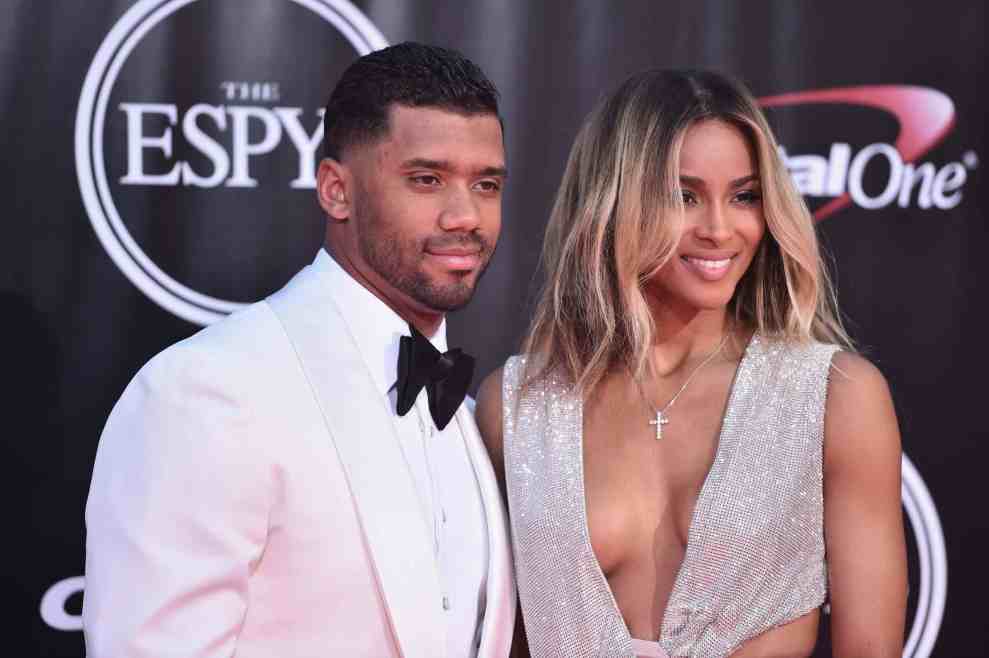 Russell Wilson and Ciara at ESPY awards