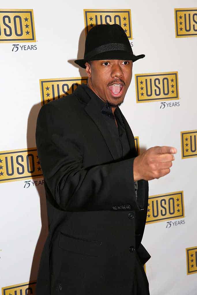 Nick Cannon at USO 75 years red carpet