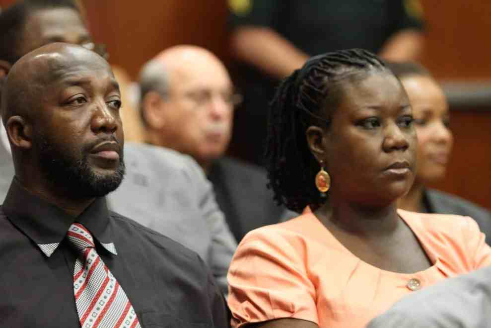 Trayvon Martin's parents Sybrina and Tracy