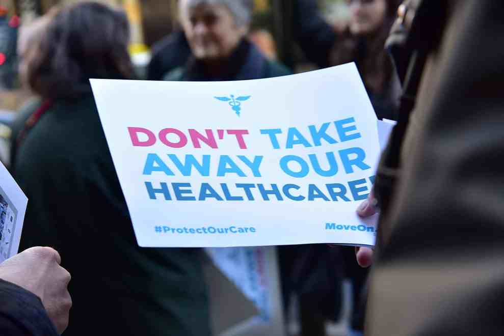 Sign "Don't Take Away Our Healthcare" #ProtectOurCare
