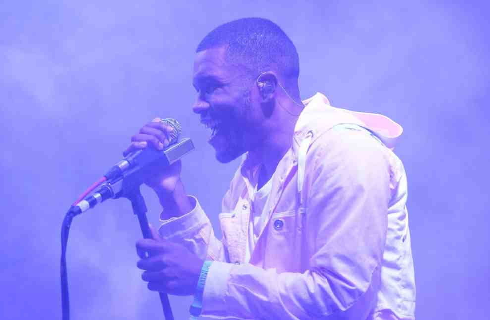 Frank Ocean performing