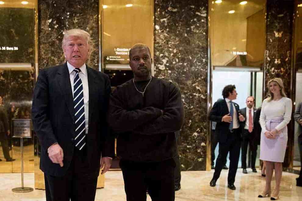 Donald Trump and Kanye West