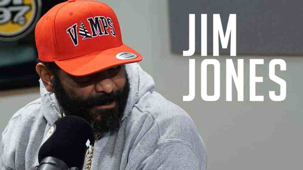 Jim Jones in Hot 97 Studio