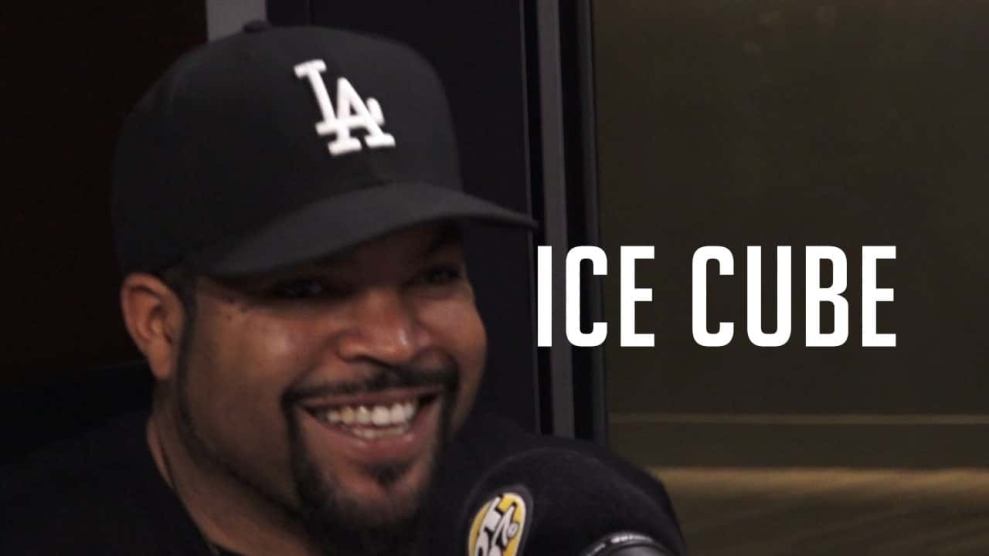Ice Cube in Hot 97 Studio