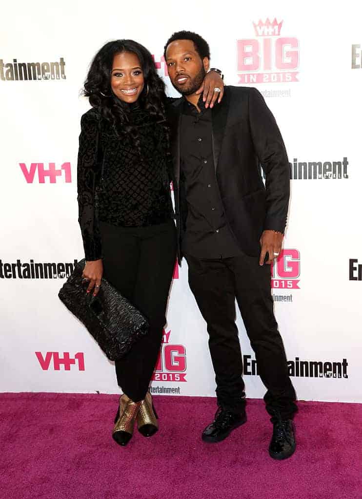 Yandy and Mendeecees in front of VHI Big in Entertainment 2015