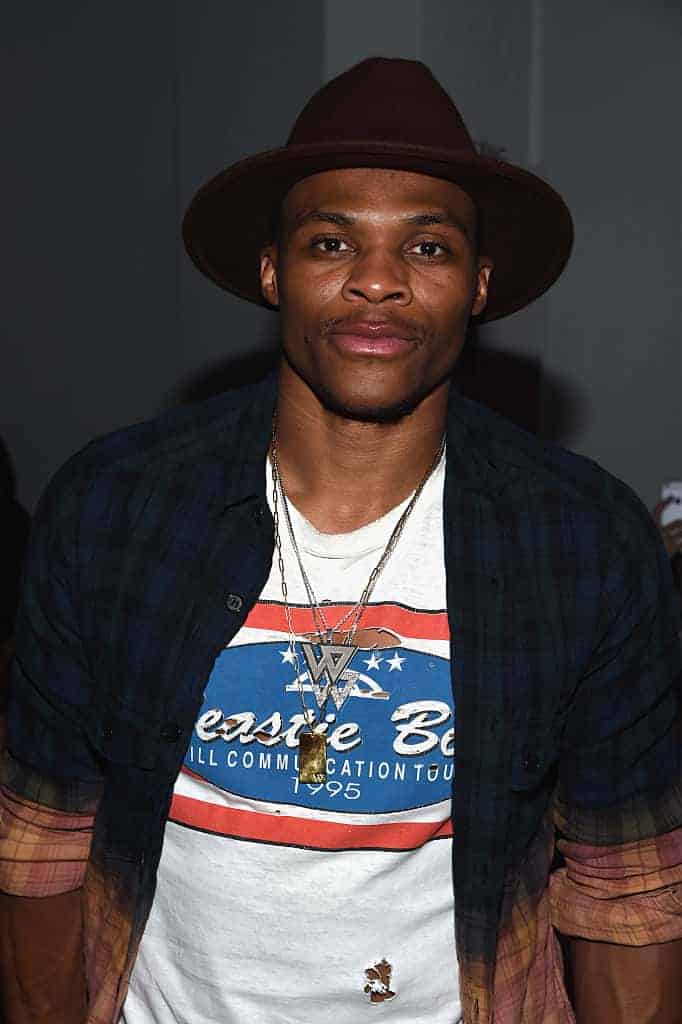 Russell Westbrook in Beastie Boys Ill Communications Tour 1995 t-shirt