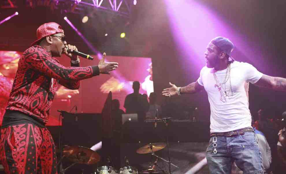 Cam'ron and Jim James performing