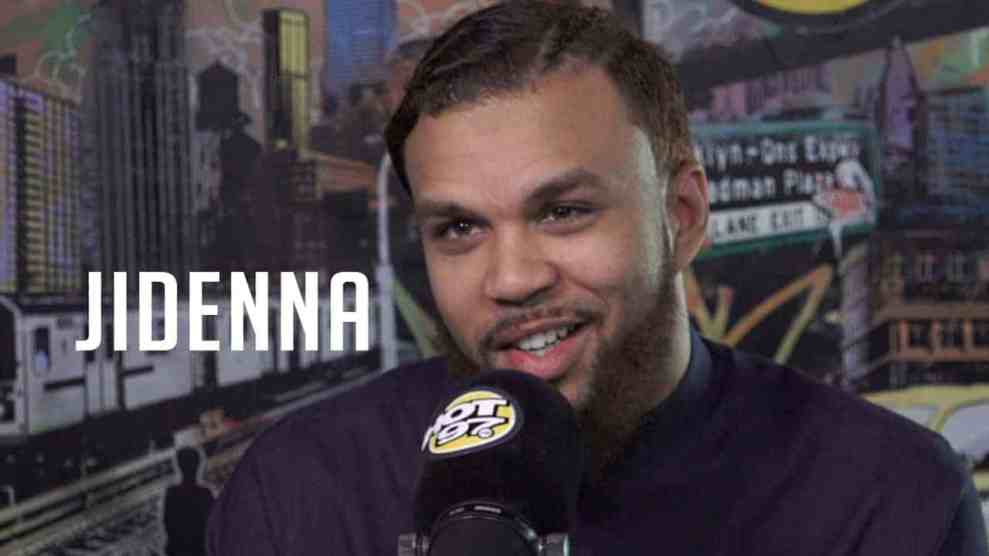 Jidenna in Hot 97 studio