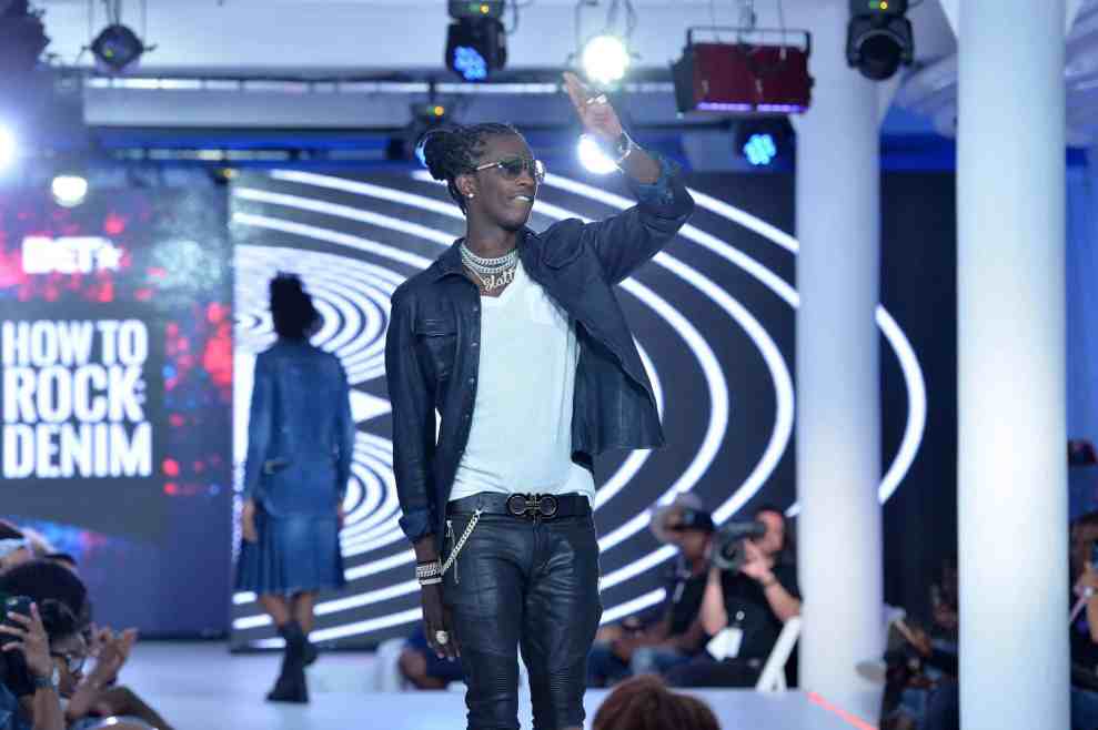 Young Thug at BET How to Rock Denim