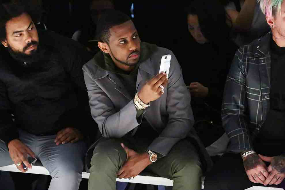 Fabolous taking picture with cell phone