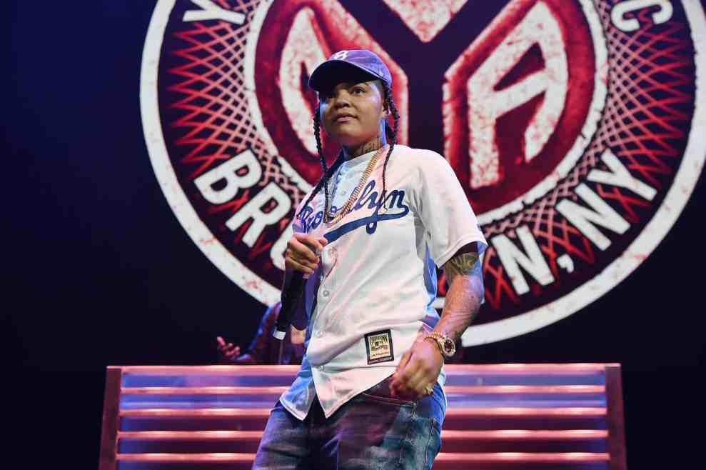 Young M.A. performing