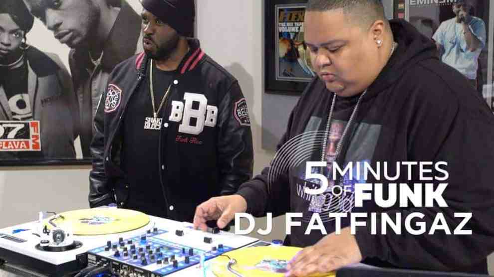 5 Minutes of Funk DJ Fat Fingaz in Hot 97 Studio