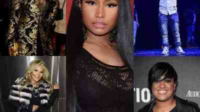 Collage of Niki Minaj and other female MCs