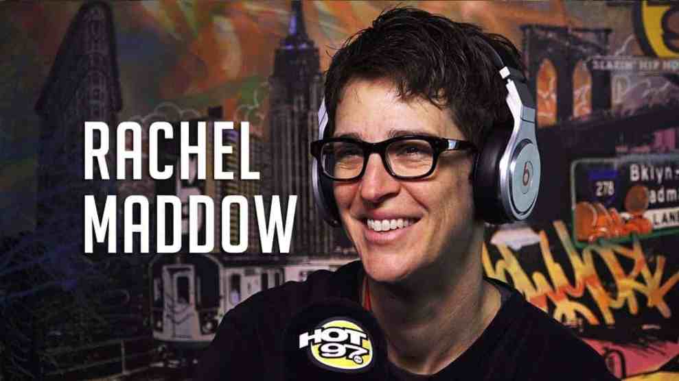 Rachel Maddow at Hot 97 Studio