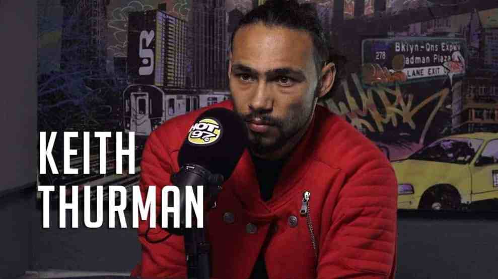 Keith Thurman in Hot 97 Studio