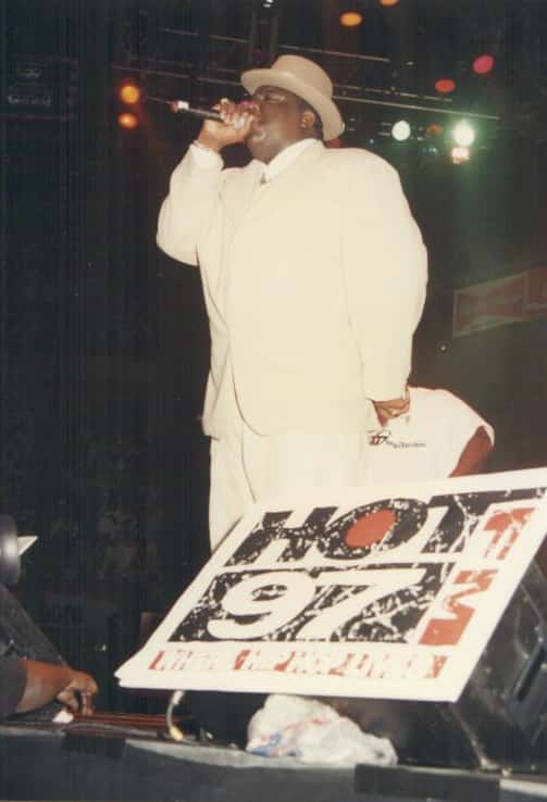 Biggie performing at Hot 97