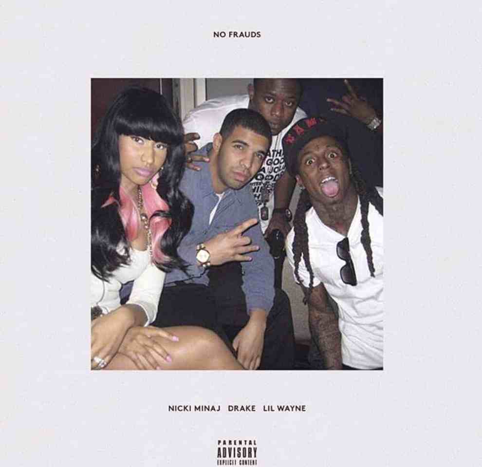 Album cover Nicki Minaj Drake Lil' Wayne No Frauds