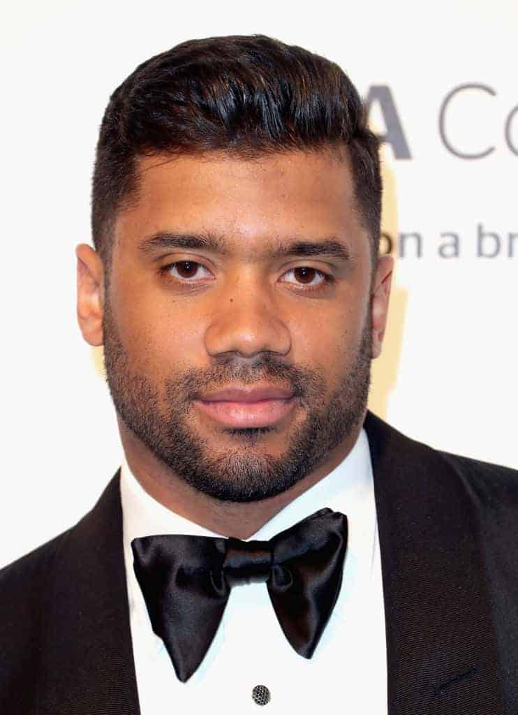 Russell Wilson in tux at event