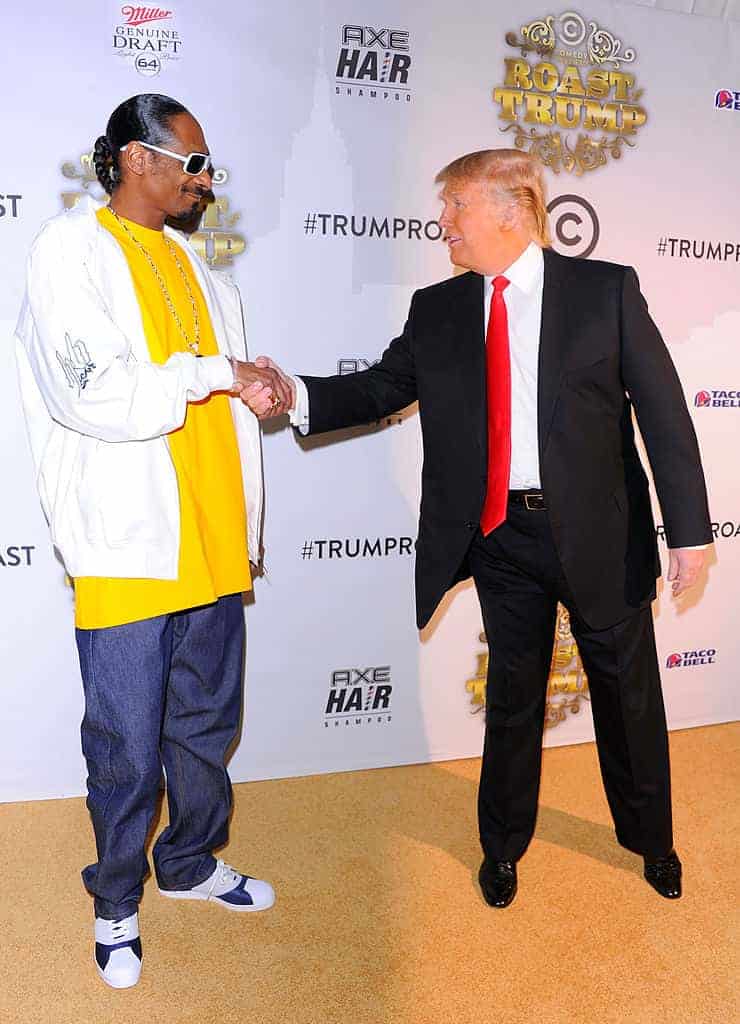 Snoop Dogg and Trump at #TrumpRoast