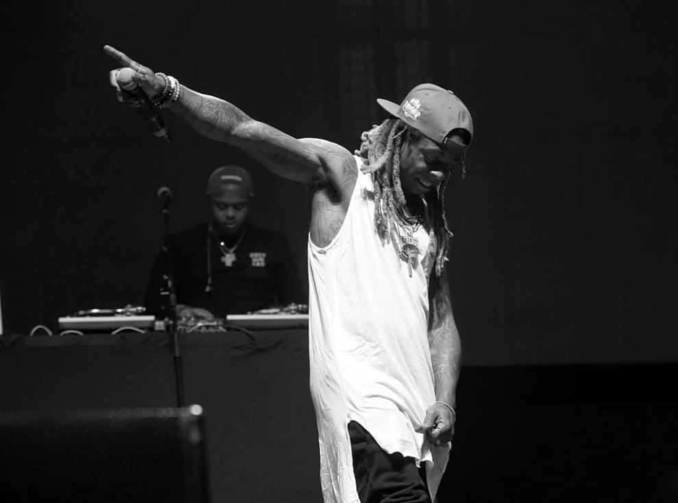 Lil' Wayne performing