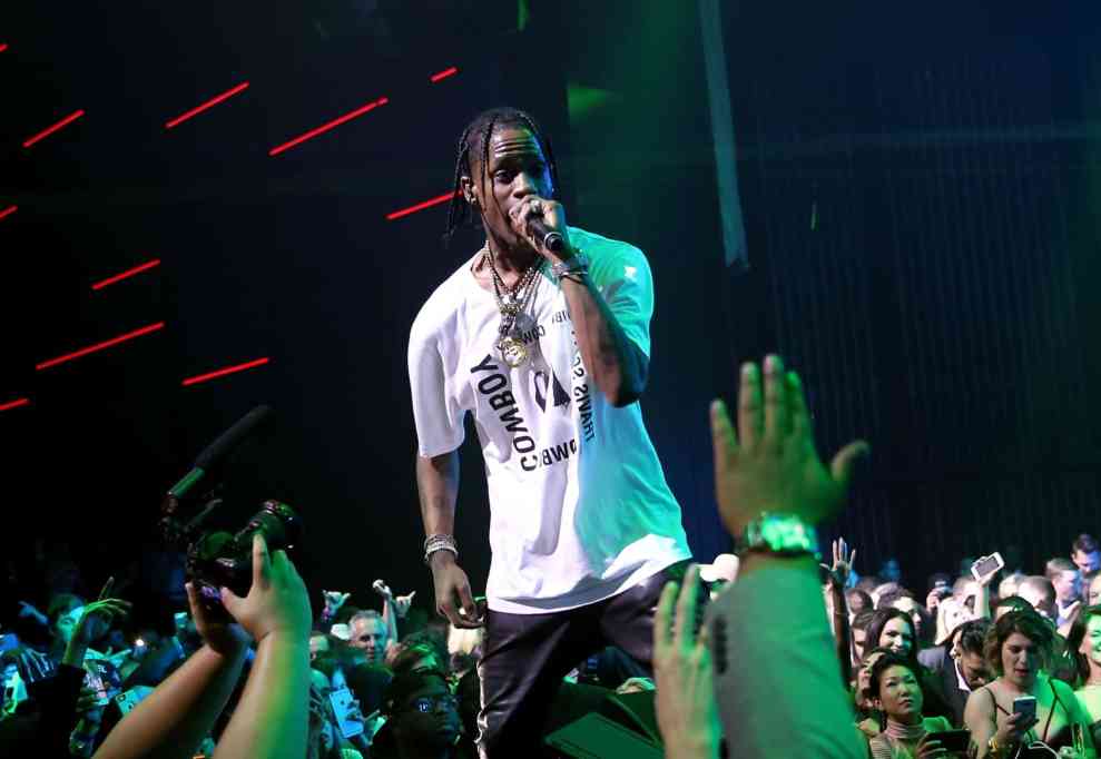 Travis Scott performing