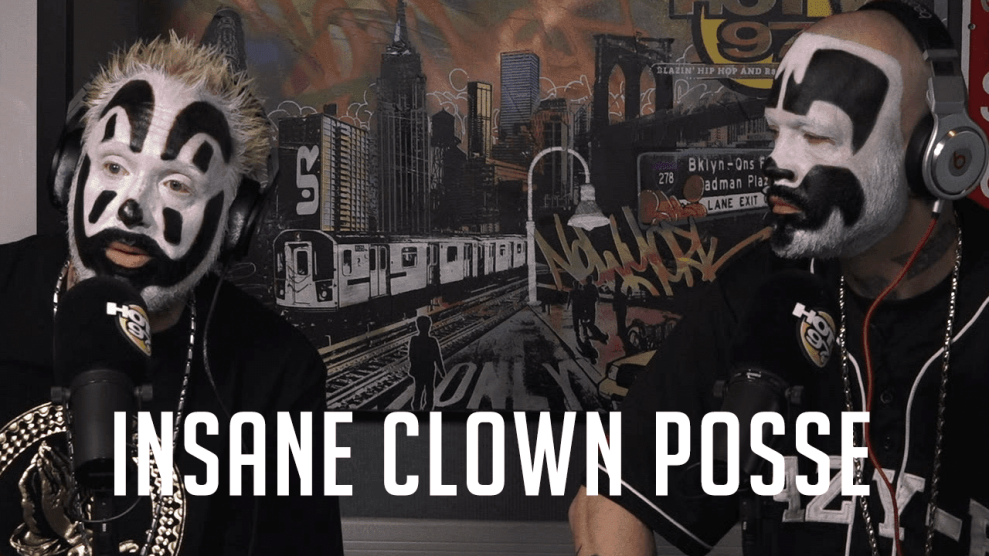 Insane Clown Posse at Hot 97 Studio