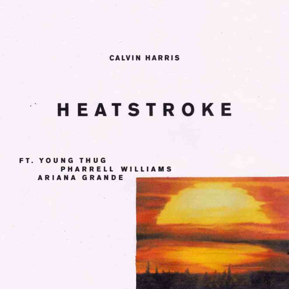Album cover Calvin Harris Young Thug Pharrell Williams Ariana Grande Heatstroke
