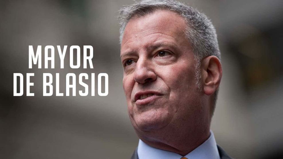 Mayor De Blasio