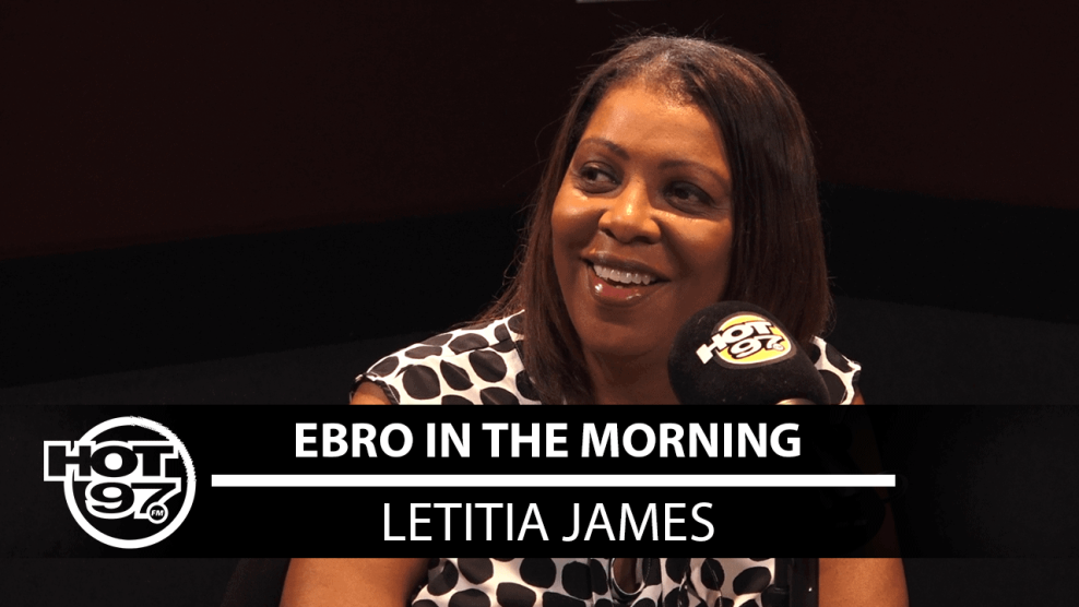 Hot 97 Ebro in the Morning Letitia James
