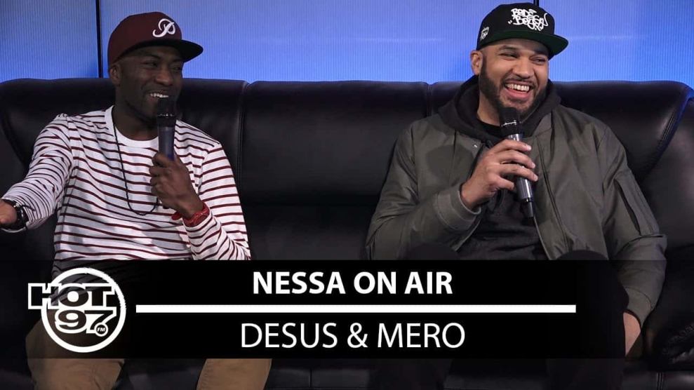 Hot 97 Nessa on Air Desus & Mero in studio