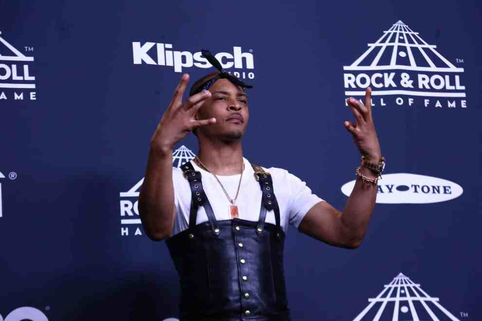 T.I. at Rock and Roll Hall of Fame induction 2017