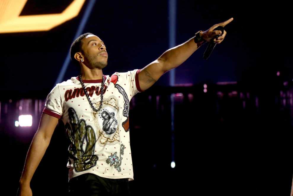 Ludacris performing